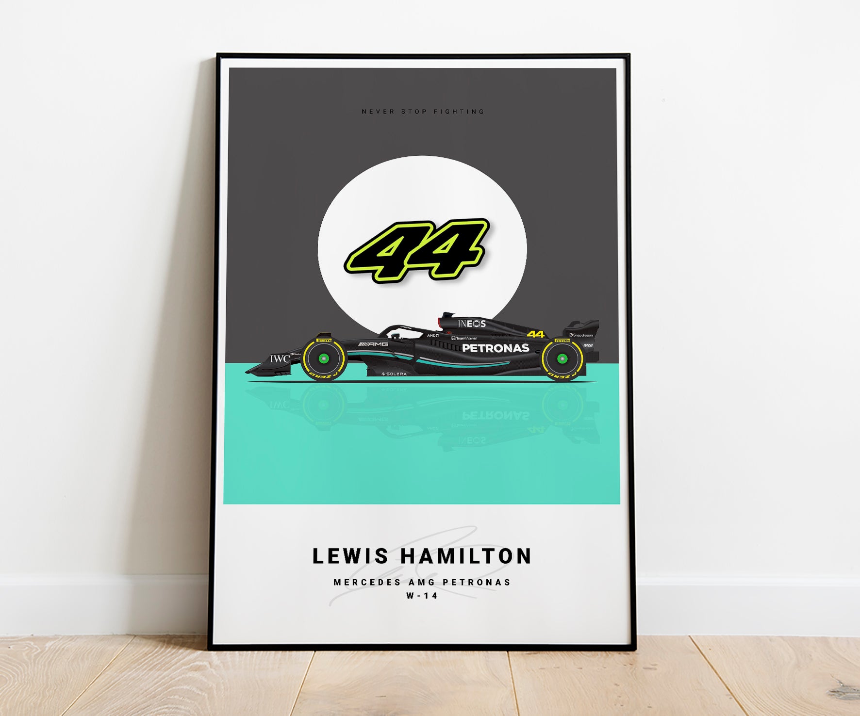 Lewis Hamilton - F1 posters & prints by DeVerviers