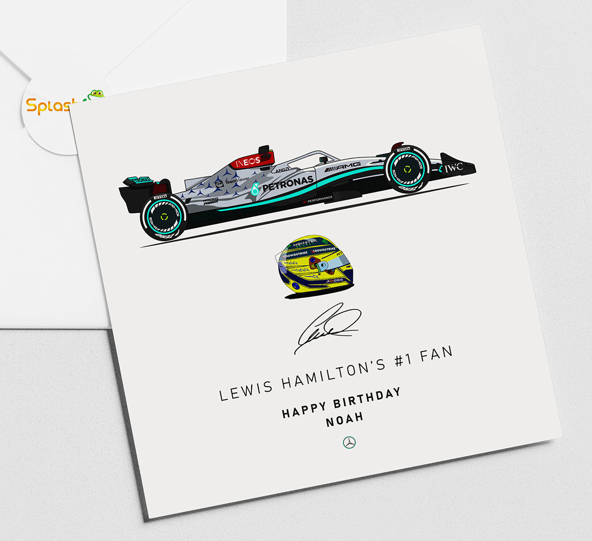 Lewis Hamilton Low Poly Pop Greeting Card for Sale by pxlG
