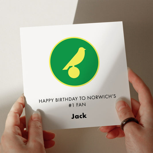 Norwich Birthday Card