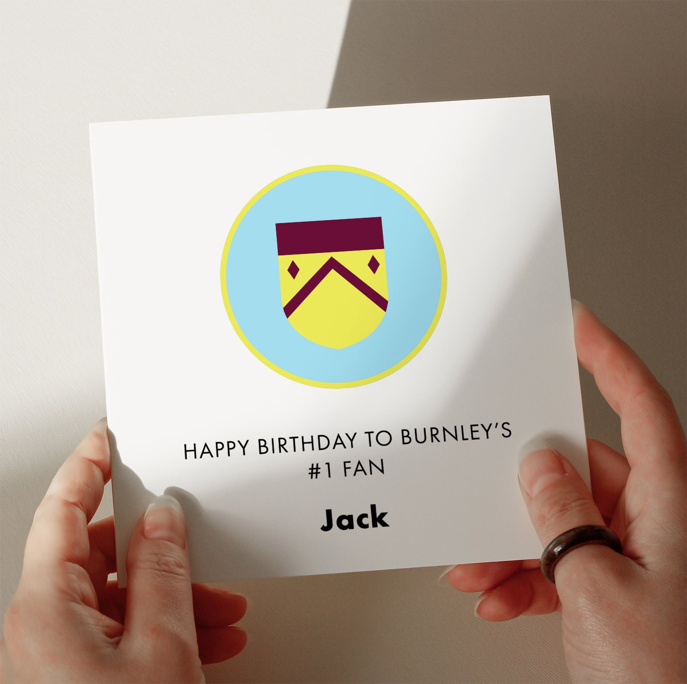 Burnley Birthday Card