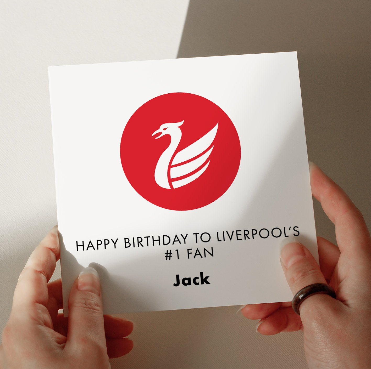 Liverpool Football Birthday Card