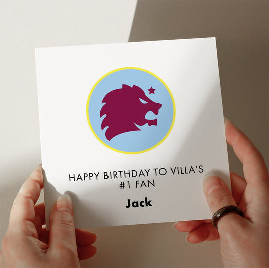 Aston Villa Football Card