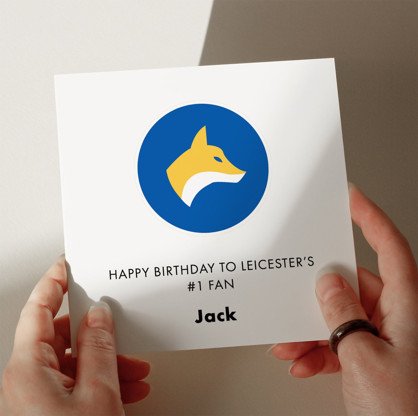 Leicester Birthday Card