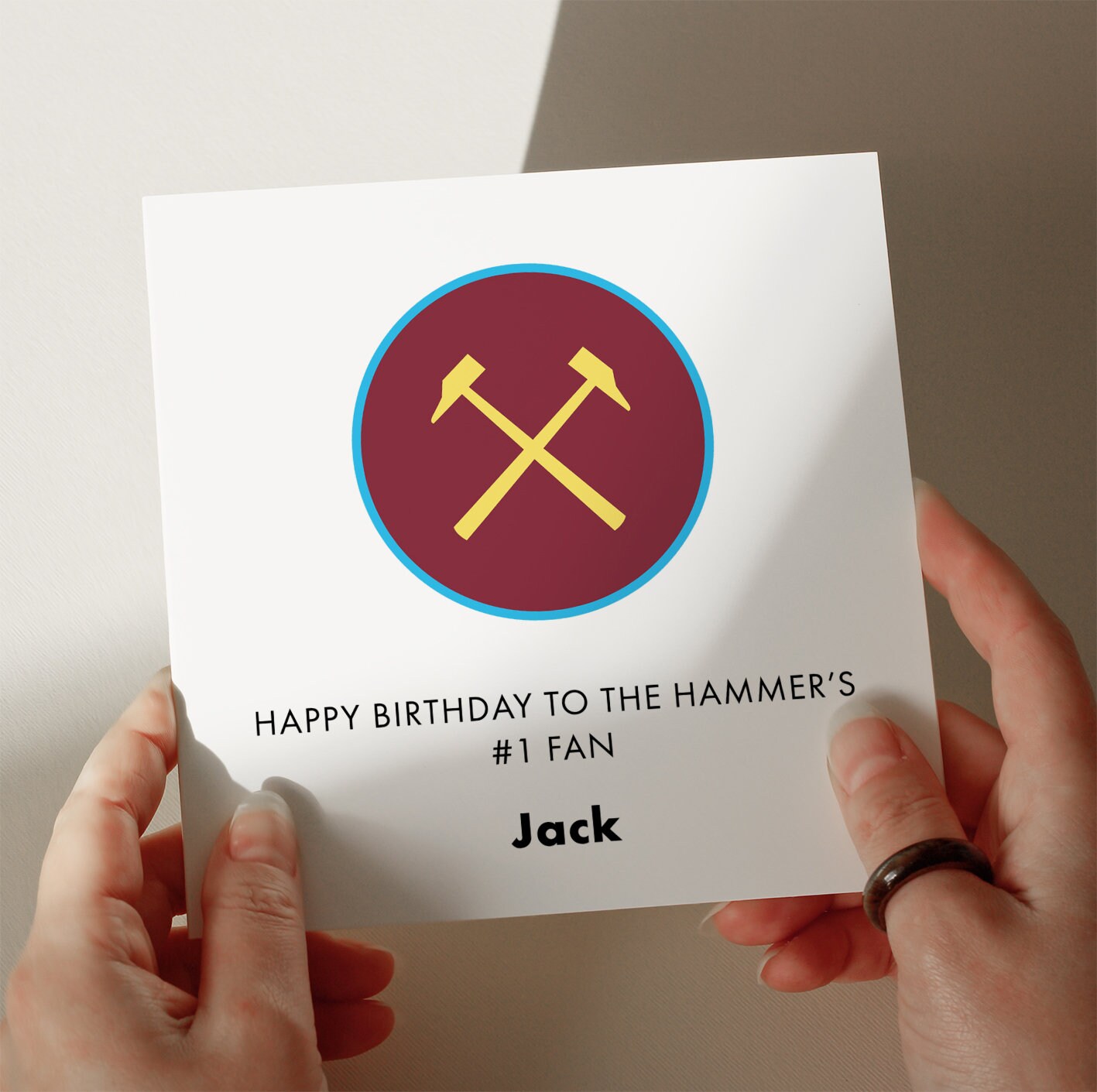 West Ham Birthday Card