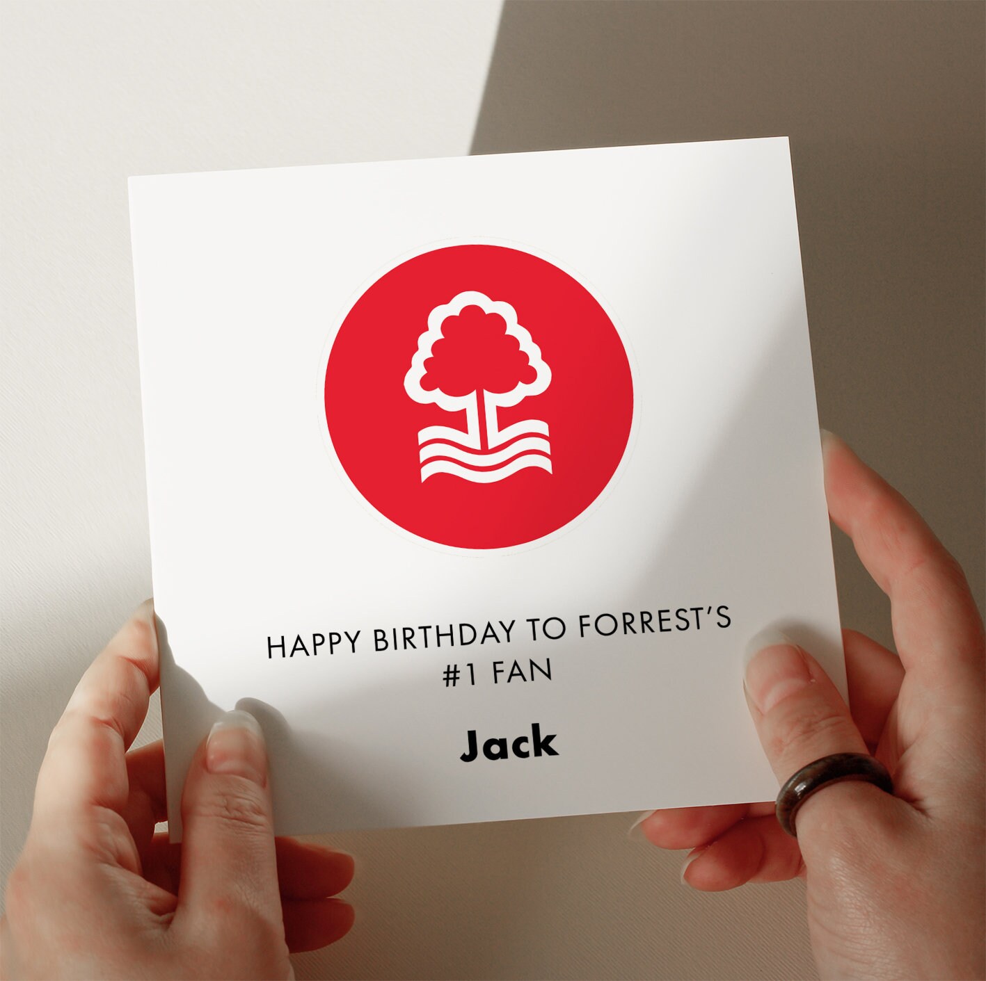 Nottingham Forrest Birthday Card