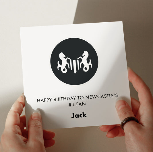 Newcastle United Birthday Card