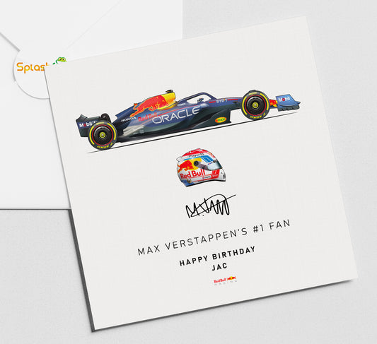 Max Verstappen 2023 Birthday Card