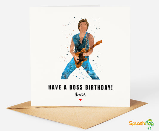 Bruce Springsteen Birthday Card