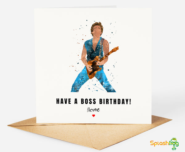 Bruce Springsteen Birthday Card