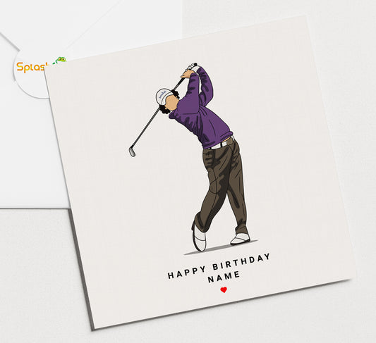 Rory Mcilroy - Birthday Card #563