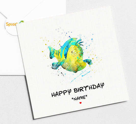 Flounder - Birthday Card #337