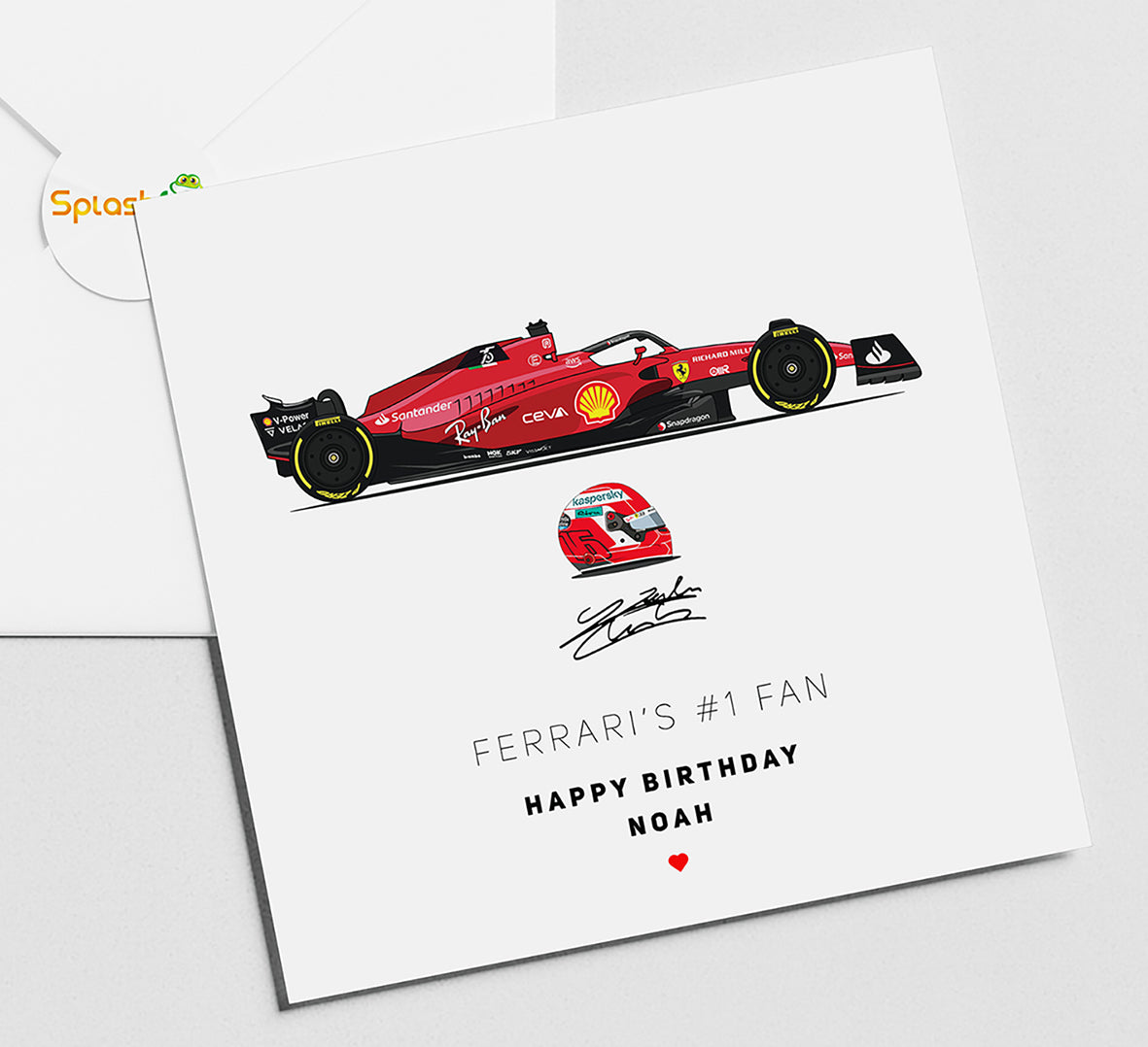 Ferrari - Birthday Card #SF09