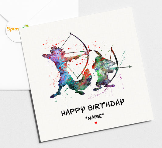 Robin Hood - Birthday Card #332