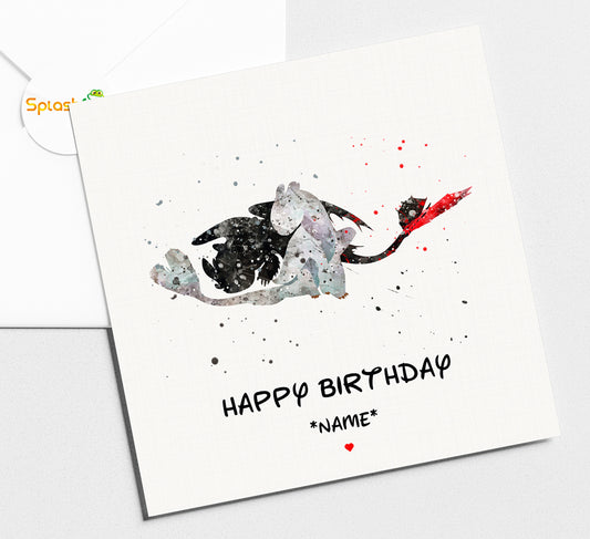 How to Train Your Dragon - Birthday Card #353