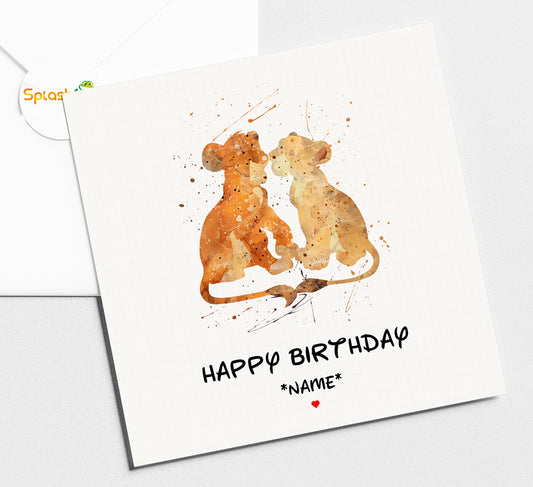 The Lion King - Birthday Card #370