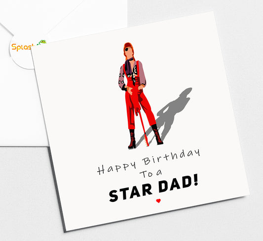 Ziggy "Stardad" - Birthday Card #SF16