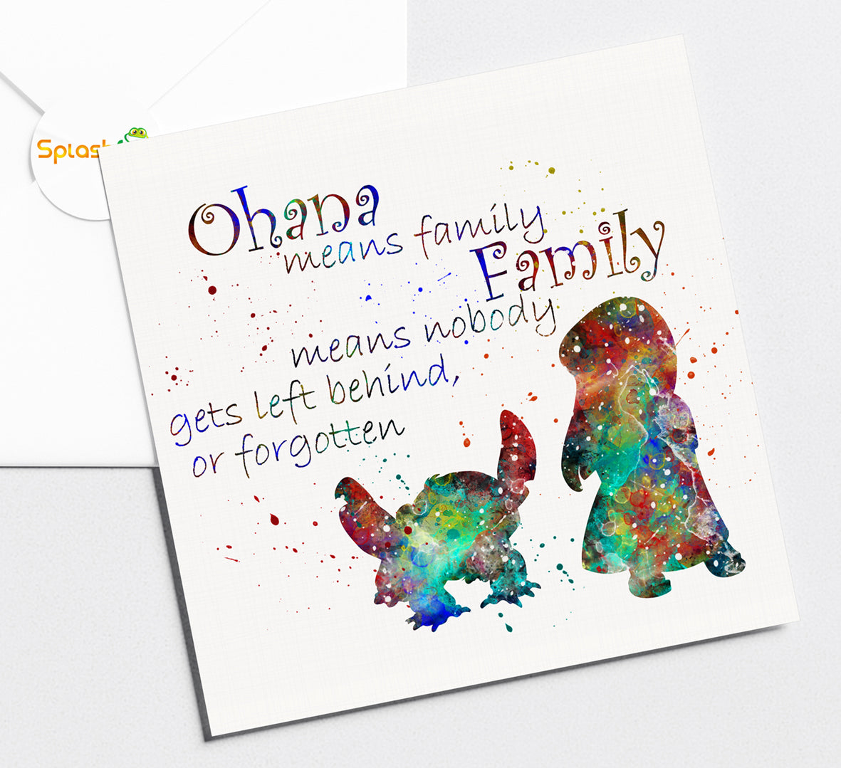 Lilo & Stitch - Birthday Card #398