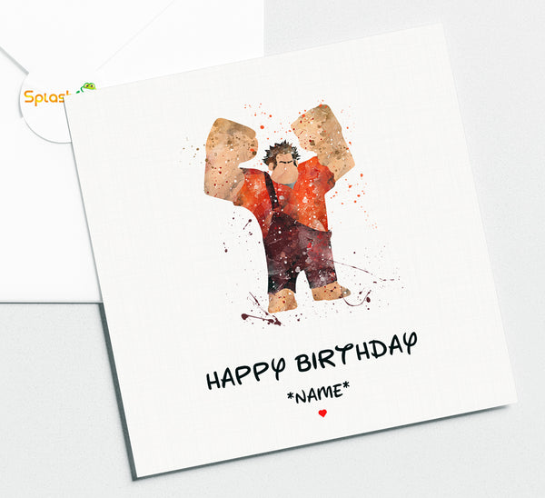 Wreck it Ralph Birthday Card