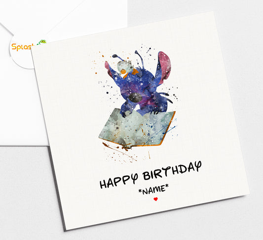 Lilo & Stitch - Birthday Card #396