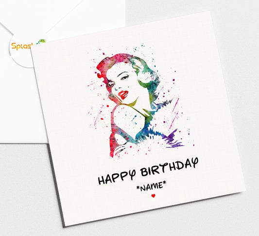 Marilyn Monroe Birthday Card