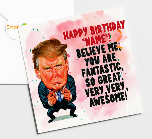 Trump - Birthday Card