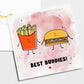 Burger and Chips - Birthday Card #386