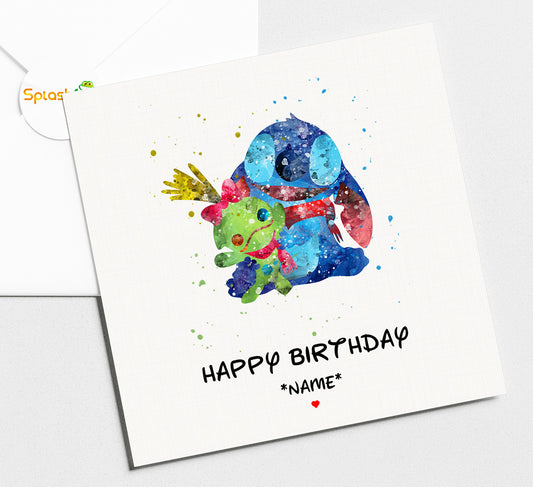 Lilo & Stitch - Birthday Card #400