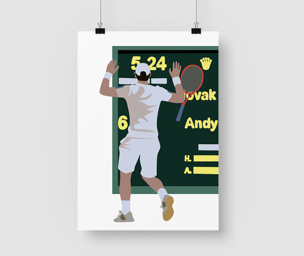 Andy Murray - Minimalist Art Print