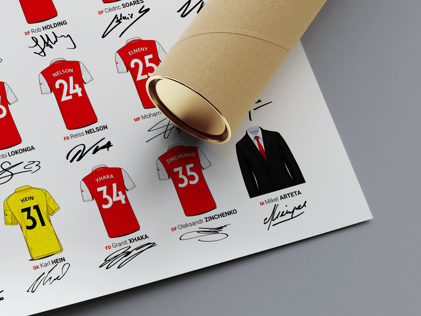 Arsenal Squad - 2022/23 Print
