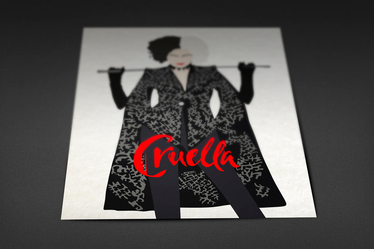 Cruella - Minimalist Art Print
