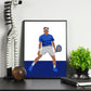 Roger Federer - Minimalist Art Print