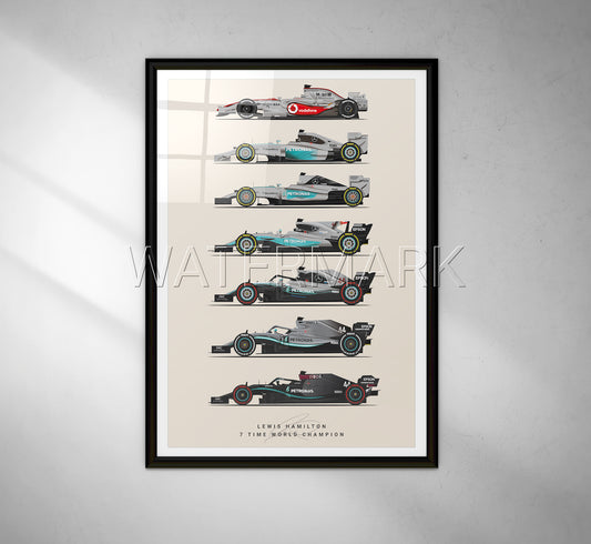 Lewis Hamilton Print. Lewis Hamilton Helmet print art poster . Mercedes , McLaren Art posters. Formula One helmets print.