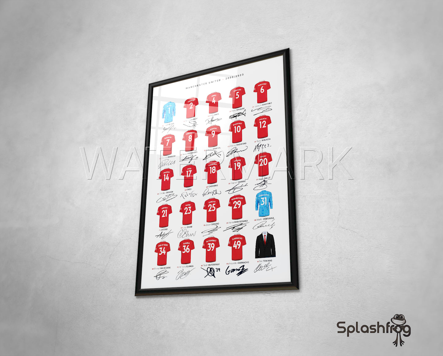 Manchester United - 2022/23 Print