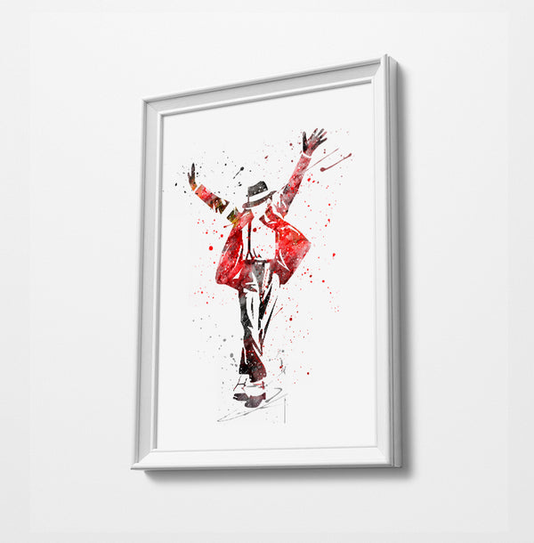 Michael Jackson - Watercolor Art Print