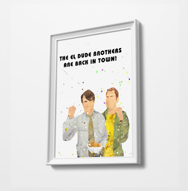 Peep Show - Watercolor Art  Print