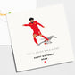 Mo Salah Liverpool Birthday Card. Fully Personalised Card.