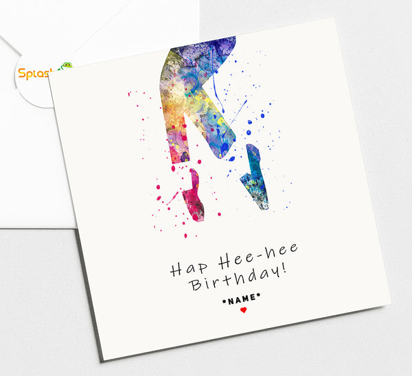 Michael Jackson Birthday Card, Fully personalised card by Splashfrog