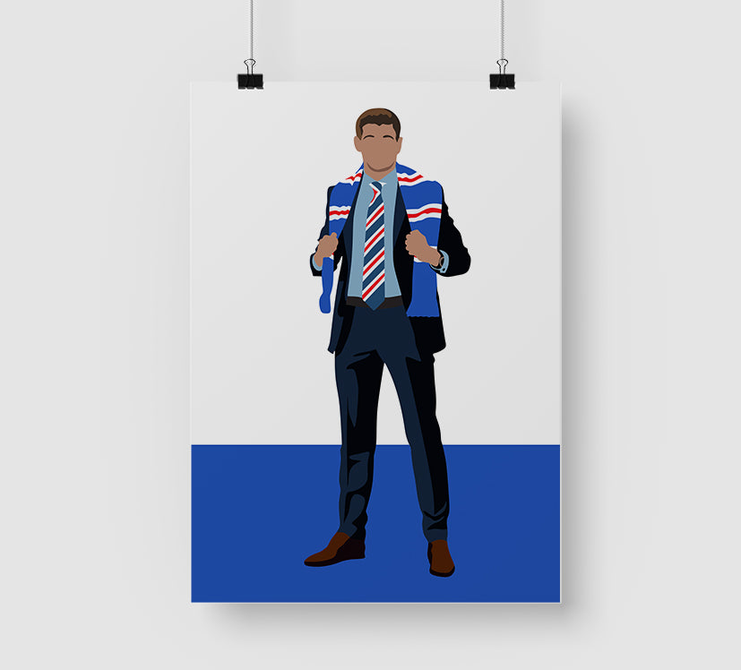 Steven Gerrard - Rangers Print