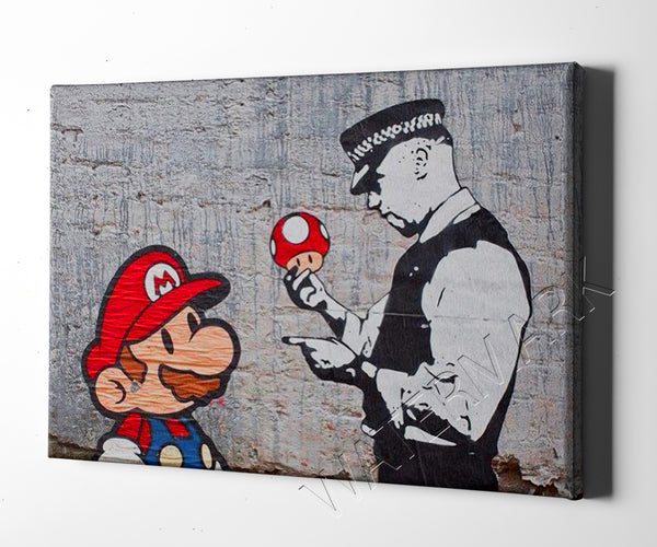 Banksy - Mario & Policeman