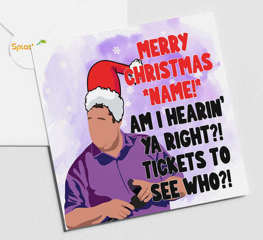 Peter Kay Christmas Card
