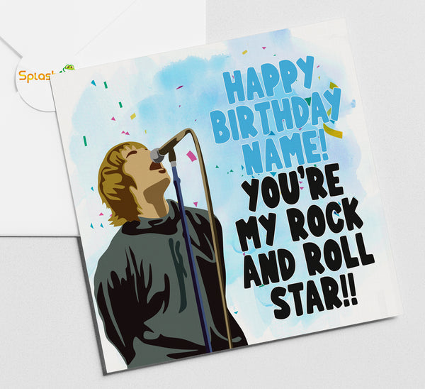 Oasis - Birthday Card