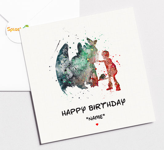 How to Train Your Dragon - Birthday Card #351