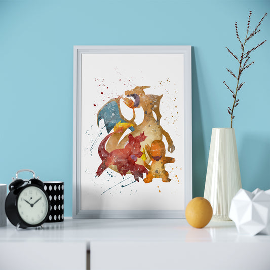 Charizard - Pokemon Art Print
