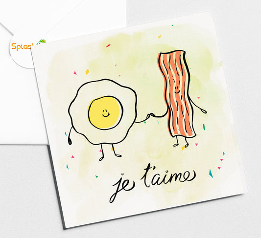 Bacon & Egg - Birthday Card #393