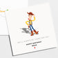 Woody Toy Story - Birthday Card #SF07