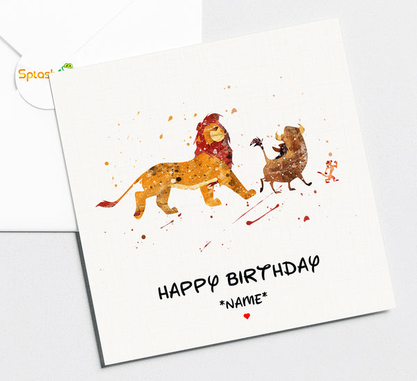 The Lion King - Birthday Card #369