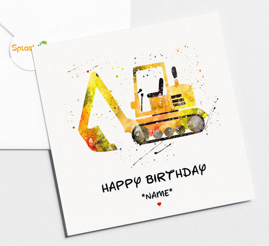 Digger - Birthday Card #333