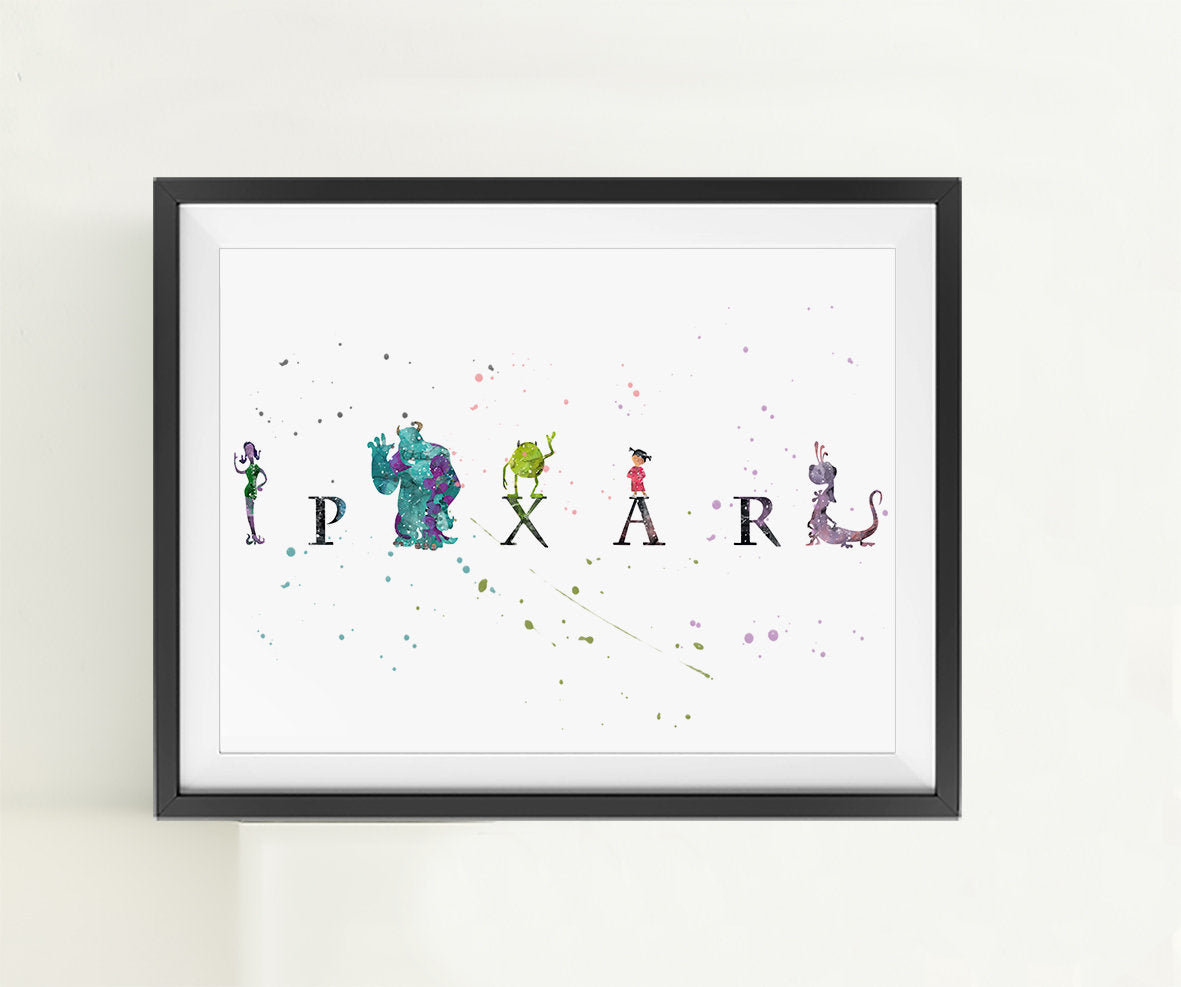 Minimalist Watercolor Art Print Poster Gift Idea For Him Or Her | Nursery Art | Gift for Baby |
