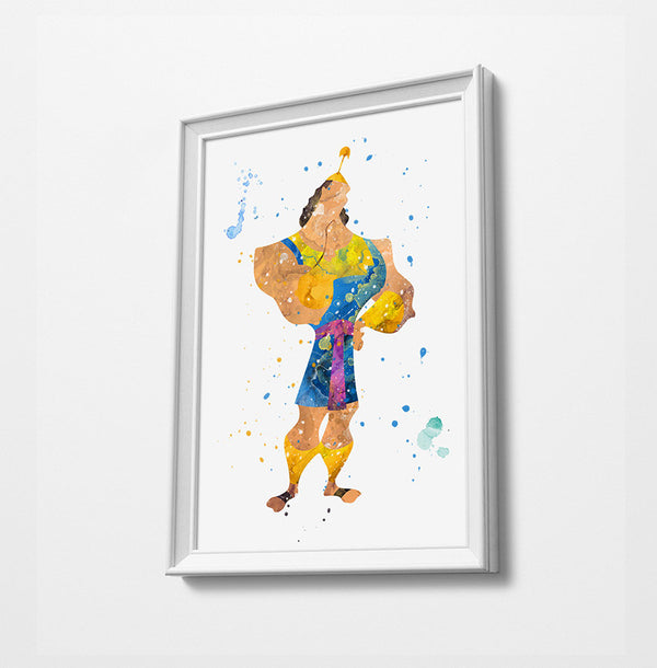 Emperors New Groove Minimalist Watercolor Art Print Poster Gift Idea For Him Or Her | Movie Poster Print Artwork