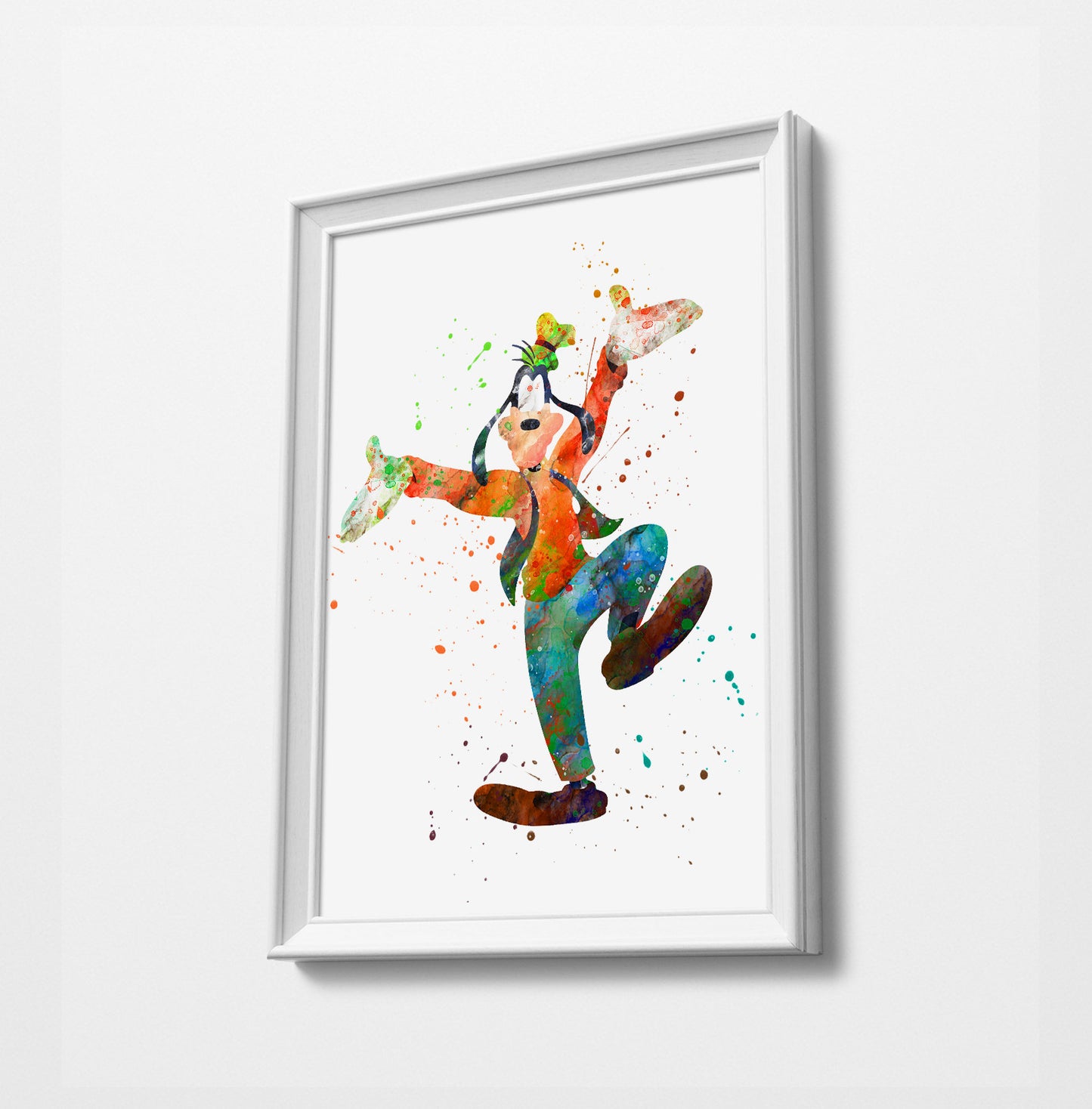 Minimalist Watercolor Art Print Poster Gift Idea For Him Or Her |